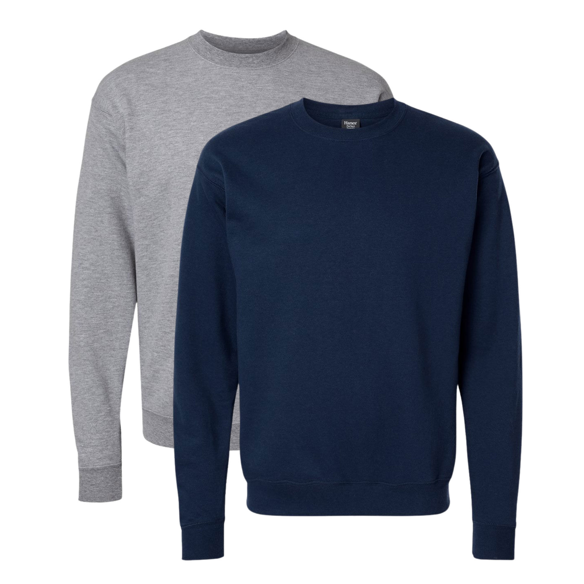 Hanes Men's Perfect Crewneck Sweatshirt, 80/20 Cotton/Polyester