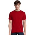 thumbnail image 1 of Hanes Perfect-T Unisex Tri-Blend Short Sleeve T-Shirt Deep Red Heather S, 1 of 5