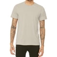 thumbnail image 1 of Hanes Men's Perfect-T Triblend T-Shirt, UPF 40+ Sun Protection, Soft Cotton Blend Tee, Sand Heather, M, 1 of 5