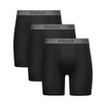 thumbnail image 1 of Underwear Performance Boxer Briefs, 3-Pack, Stay Dry Pouch Underwear for Men, Black, 1 of 11