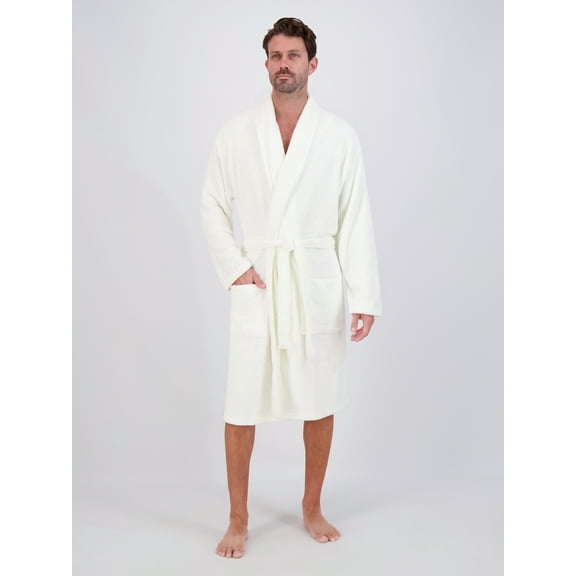 Hanes Men's Plush Cozy Fleece Robe