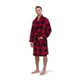 thumbnail image 1 of Hanes Men's Plush Cozy Fleece Robe, 1 of 3