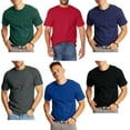 Hanes Men's Pocket Tshirts 6Pack Slightly Imperfect Soft Breathable