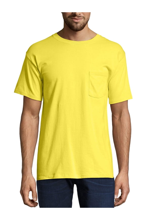 Men's Premium Beefy-T Short Sleeve T-Shirt With Pocket, Up to Size 3XL