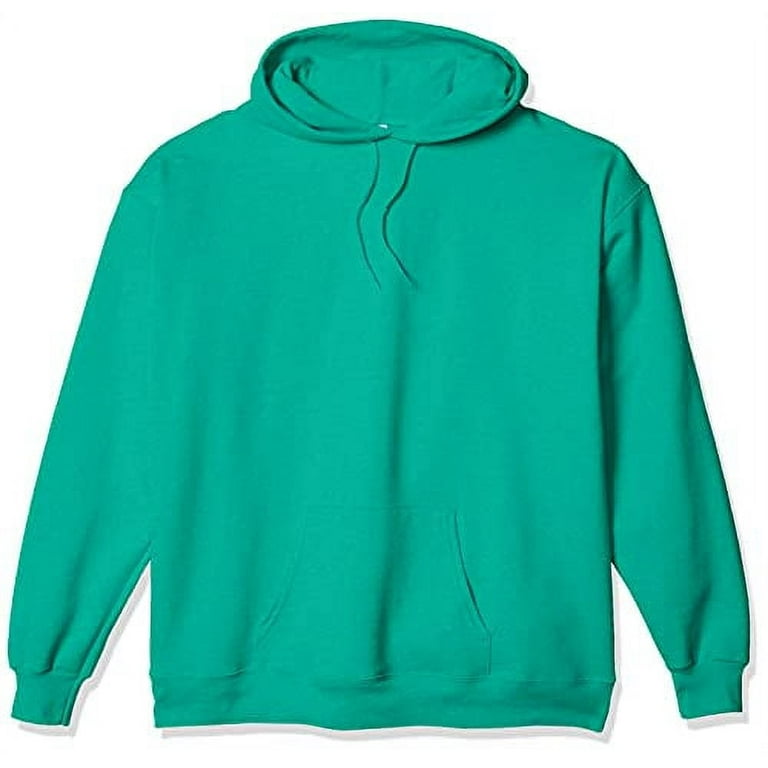 Hanes Men s Pullover EcoSmart Hooded Sweatshirt kelly green Small