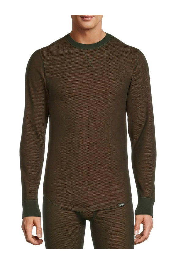 Men's Raschel Knit Thermal Reversible Top