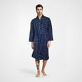 thumbnail image 1 of Hanes Men's Shawl Collar Soft Touch Cozy Fleece Robe, 1 of 2