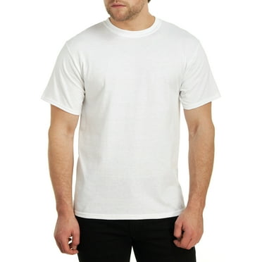 Hanes Men's Short Sleeve 50/50 T-Shirt Big Sizes, White, 2XLarge