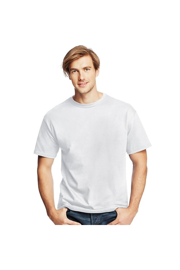 Men's Short Sleeve Comfort Soft Crew Neck Basic T-Shirt