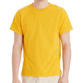 thumbnail image 1 of Hanes Men's Short Sleeve T-Shirt, Ecosmart Crewneck Shirt Casual Gold Single Tees, Size L, 1 of 5