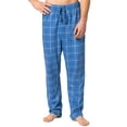 thumbnail image 1 of Hanes Men's Sleepwear 100% Cotton Pjs X-Temp Jersey Knit Pajama Pants - Blue Yonder Grid (XX-Large), 1 of 4