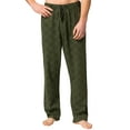 thumbnail image 1 of Hanes Men's Sleepwear 100% Cotton Pjs X-Temp Jersey Knit Pajama Pants - Bracken (Medium), 1 of 4