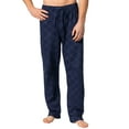 thumbnail image 1 of Hanes Men's Sleepwear 100% Cotton Pjs X-Temp Jersey Knit Pajama Pants - Navy (Large), 1 of 4