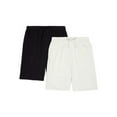 Hanes Originals Men's Soft Cotton French Terry Knit Sleep Shorts, 2