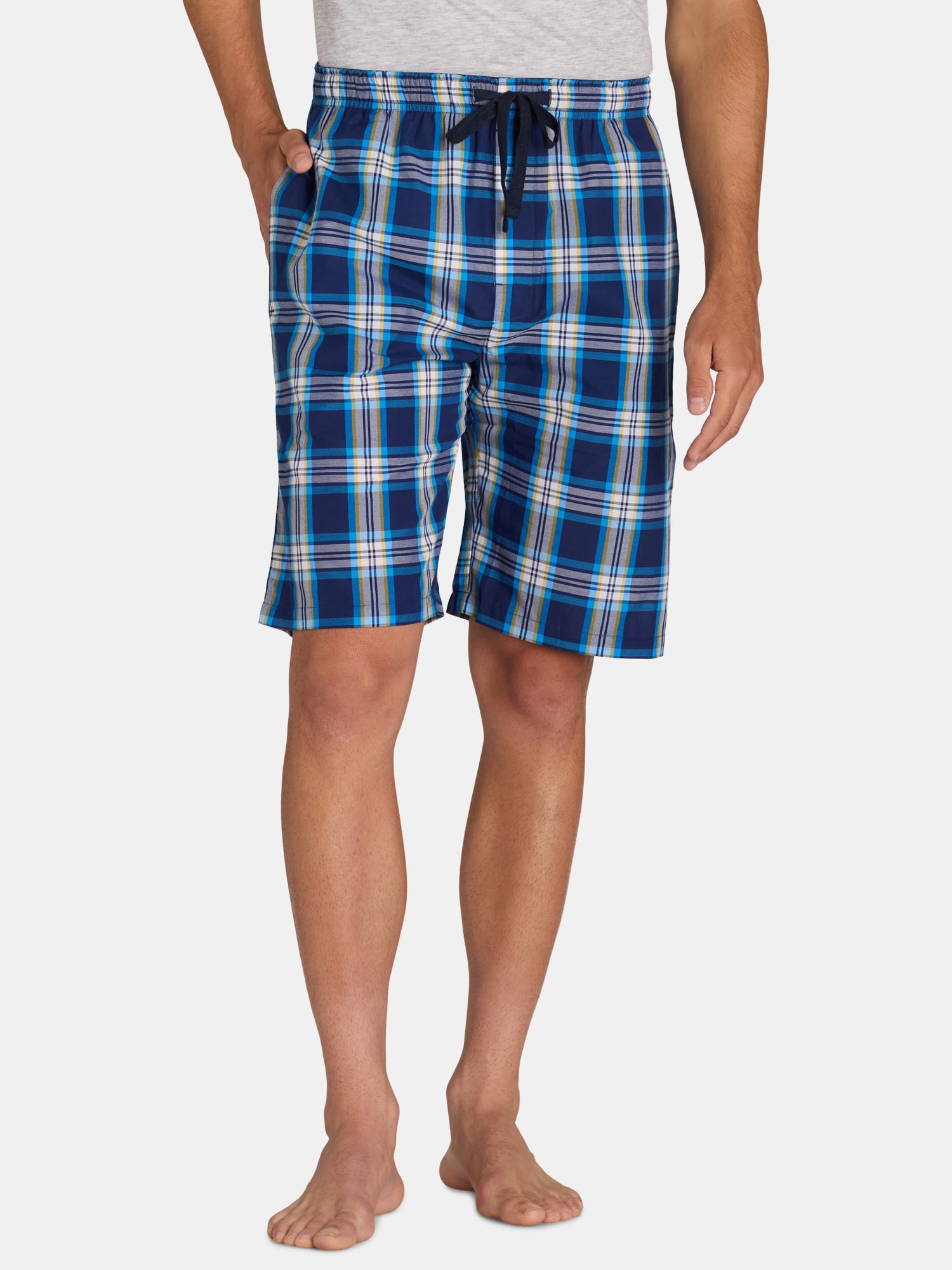 Hanes Men's Soft Woven Sleep Shorts, 10" Inseam