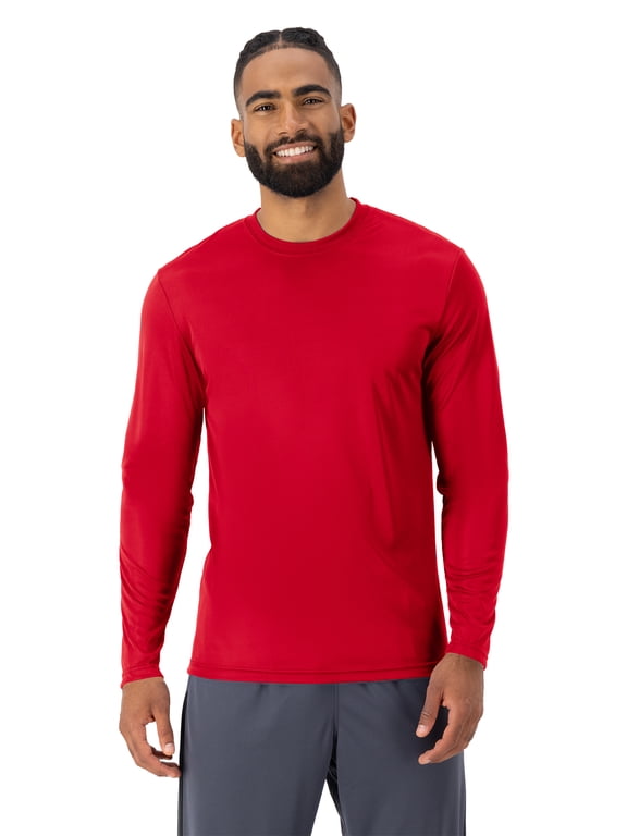 Men's Sport Cool DRI Performance Long-Sleeve T-Shirt (50+ UPF), Sizes S-3XL