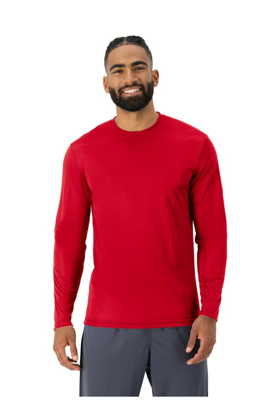 Men's Sport Cool DRI Performance Long-Sleeve T-Shirt (50+ UPF), Sizes S-3XL