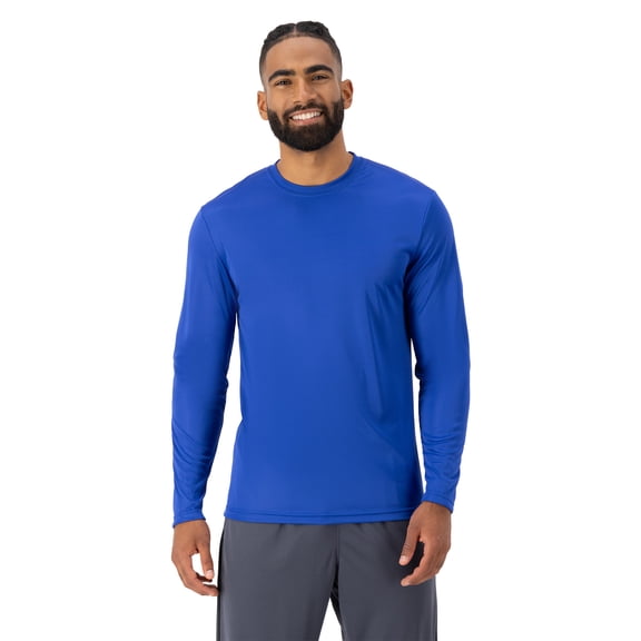 Hanes Men's Sport Cool DRI Performance Long-Sleeve T-Shirt (50+ UPF), Sizes S-3XL