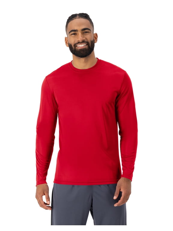 Cool DRI Performance Long Sleeve T-Shirt, Quick-Drying Training Tee, UPF 40+