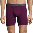 thumbnail image 1 of Hanes Men's Stretch Boxer Briefs 3-Pack Size L, XL, 2X, 3X Assorted Colors 3X 48-50, 1 of 3