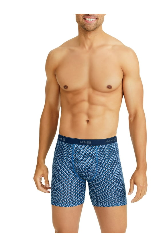 Men's Stretch Fashion Boxer Briefs, 3 Pack
