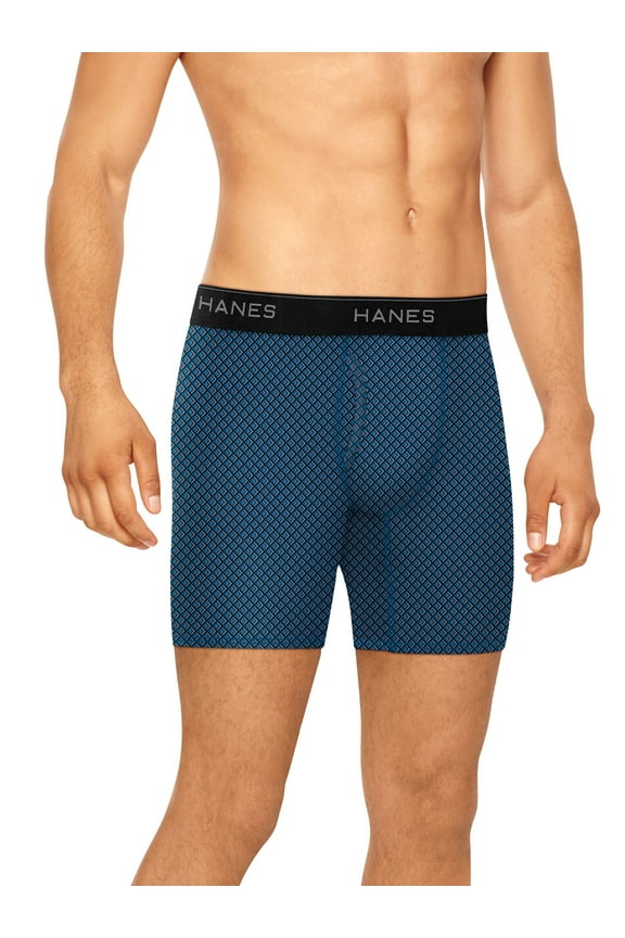 Men's Stretch Regular Length Comfort Flex Waistband Boxer Briefs