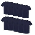thumbnail image 1 of Hanes Men's Super Value Pack White Crew T-Shirt Undershirts, 10 Pack, 1 of 2