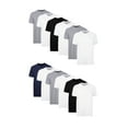 thumbnail image 1 of Undershirt Crewneck T-Shirt Pack, 12-Pack, Breathable Cotton, Moisture Wicking, 1 of 10