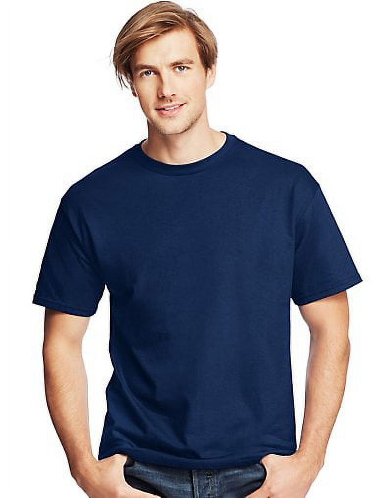 Hanes Men's TAGLESS ComfortSoft Crewneck T-Shirt 12-Pack - Walmart.com