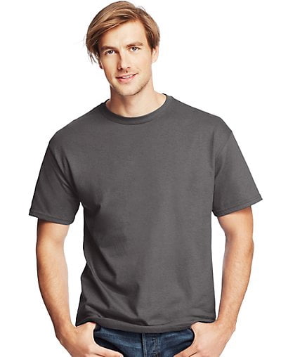Hanes Men's TAGLESS ComfortSoft Crewneck T-Shirt - Walmart.com
