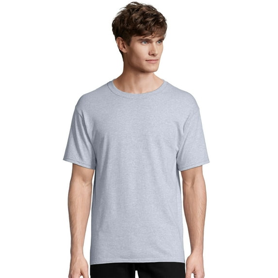 Hanes Essentials Unisex Cotton T-Shirt Light Steel 2XL