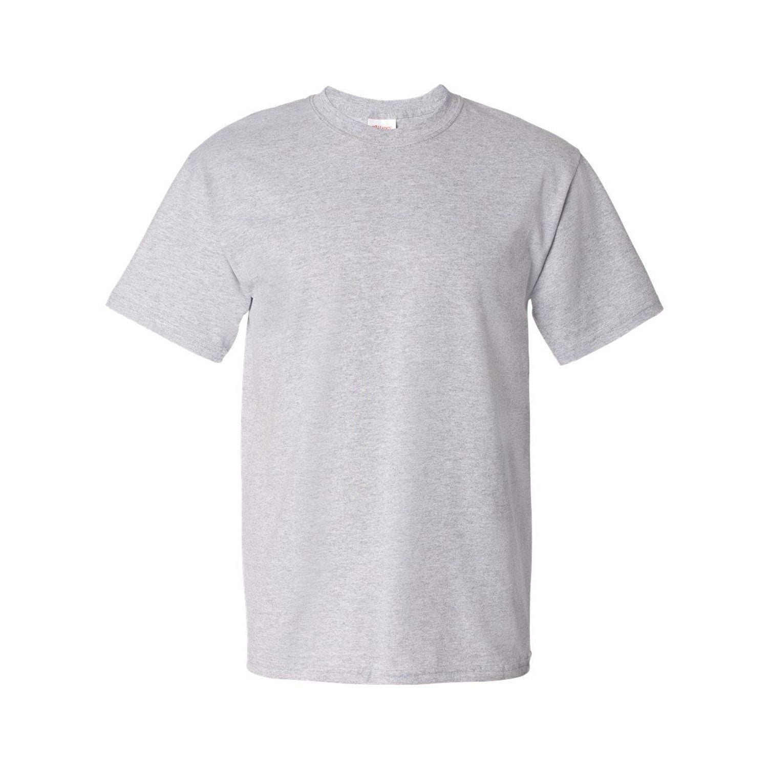 Hanes Essentials Unisex Cotton T-Shirt Light Steel 2XL