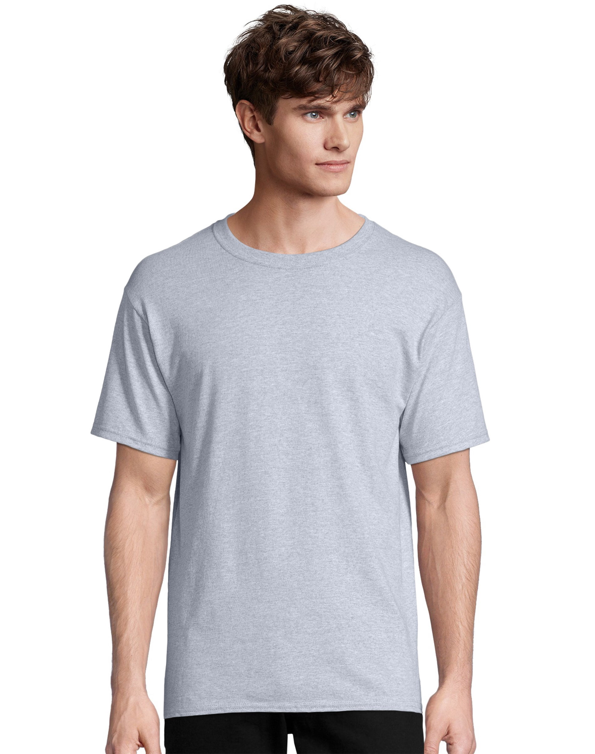 Hanes Men's TAGLESS ComfortSoft Crewneck T-Shirt - Walmart.com
