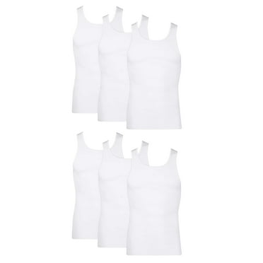 Hanes Men's TAGLESS® ComfortSoft® White A-Shirt 6-Pack - 372AP6