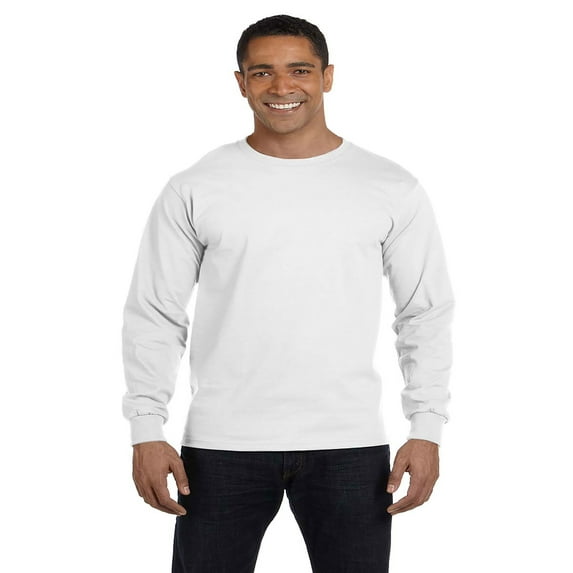 Hanes Men's TAGLESS Comfortsoft Long-Sleeve T-Shirt, Style 5286