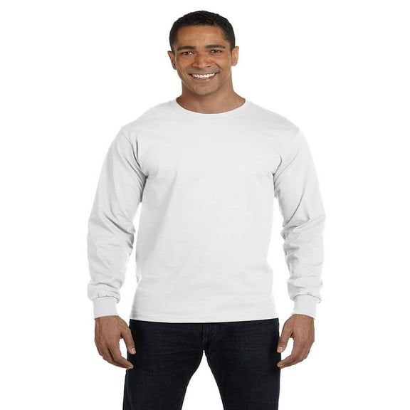 Hanes Men's TAGLESS Comfortsoft Long-Sleeve T-Shirt, Style 5286