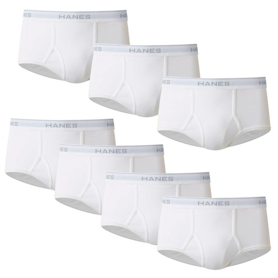 Hanes Men Hanes Men's Tagless White Briefs with ComfortFlex Waistband-Multiple Packs Available