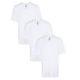 thumbnail image 1 of Hanes Men's Tagless ComfortSoft Crew Undershirt Tall 3-Pack, White, 5X-Large Tall, 1 of 3