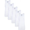 thumbnail image 1 of Hanes Men's Tagless ComfortSoft Crew Undershirt Tall, White 5-Pack,XX-Large Tall, 1 of 3