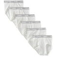 thumbnail image 1 of Hanes Men's Tagless Cotton Brief (Pack of 6) (XX-Large, White), 1 of 4