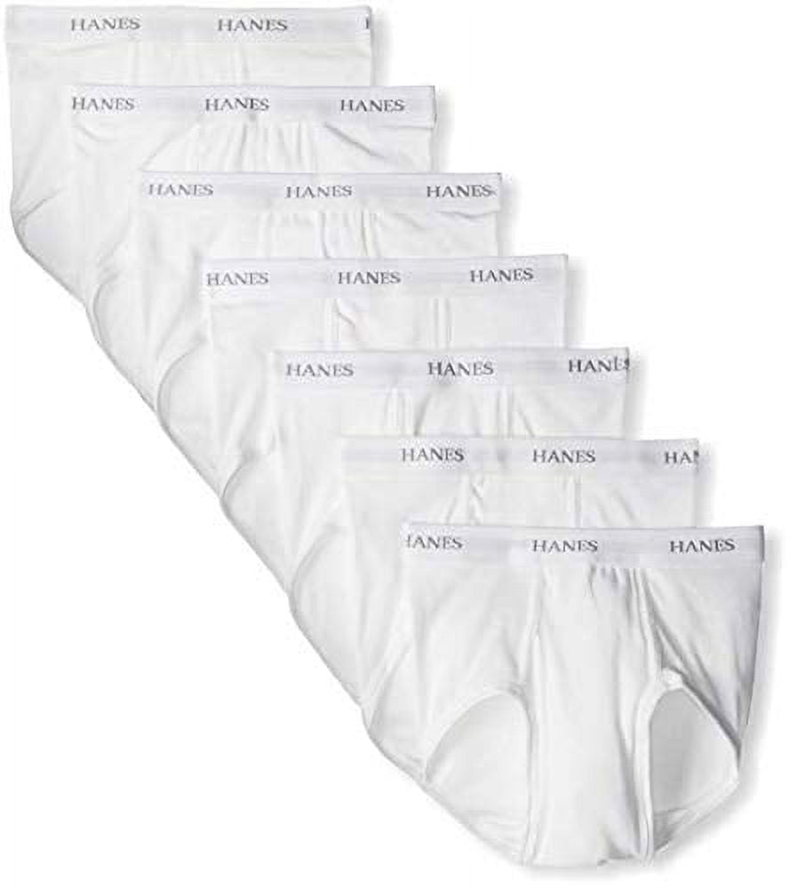 Hanes Men's 2XL Classics, White 7-Pack Briefs, Comfort Flex Fit