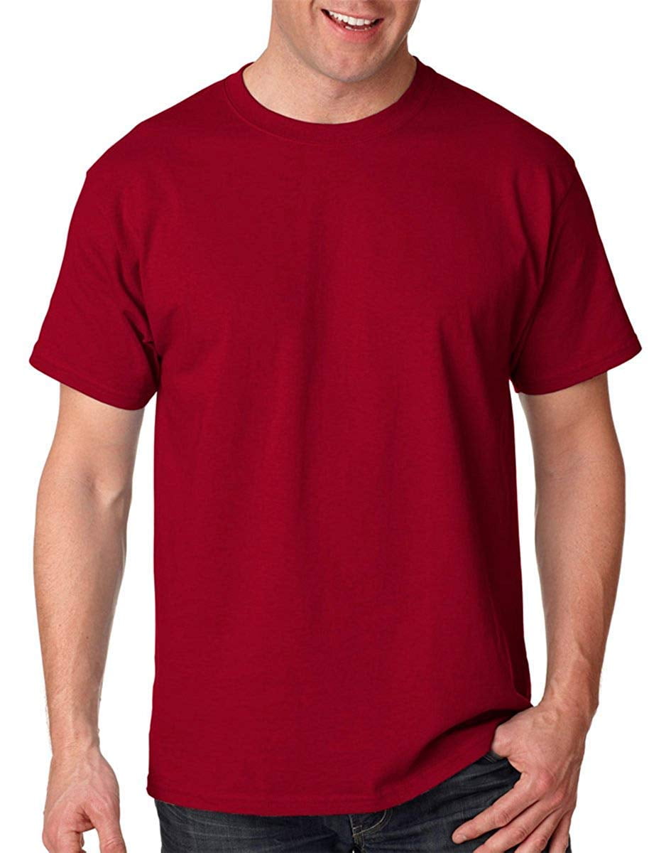 Hanes Men's Tagless T-Shirt - 6 Oz. Preshrunk Cotton, Quarter-Turned, Made With USA Cotton - View #11
