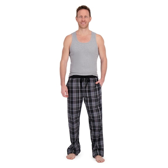 Hanes Men's Tank and Woven Pant Pajama Set, 2-Piece, Sizes S-2XL