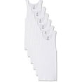 thumbnail image 1 of Hanes Men's Tanks A-Shirts 6-Pack Cotton Tagless Soft Breathable Cool Comfort Slightly Imperfect, 1 of 6