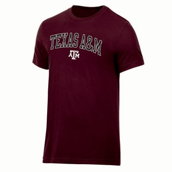 Hanes Men's Texas A&M Aggies Short Sleeve T-Shirt with Applique