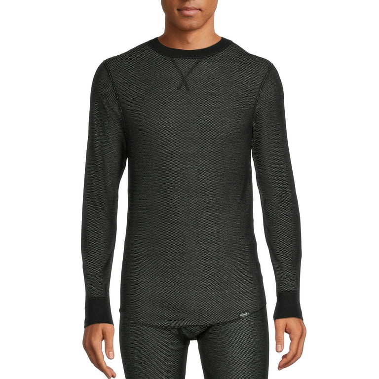 Hanes Men's Thermal Crewneck Top Fitted Base Layer Long Shirt