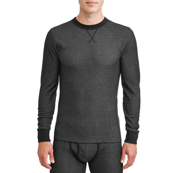 Hanes - Men's Thermal Raschel Crew Top