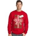 thumbnail image 1 of Hanes Men's Ugly Christmas Sweatshirt-XL/Gift To All Women/Best Red, 1 of 2