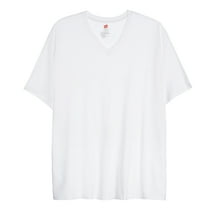 Hanes  Men's Ultimate Big and Tall V-Neck T-Shirt (Pack of 3)
