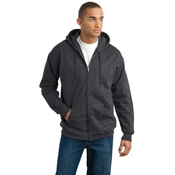 Hanes Men's Ultimate Cotton Full-Zip Hooded Sweatshirt - F283
